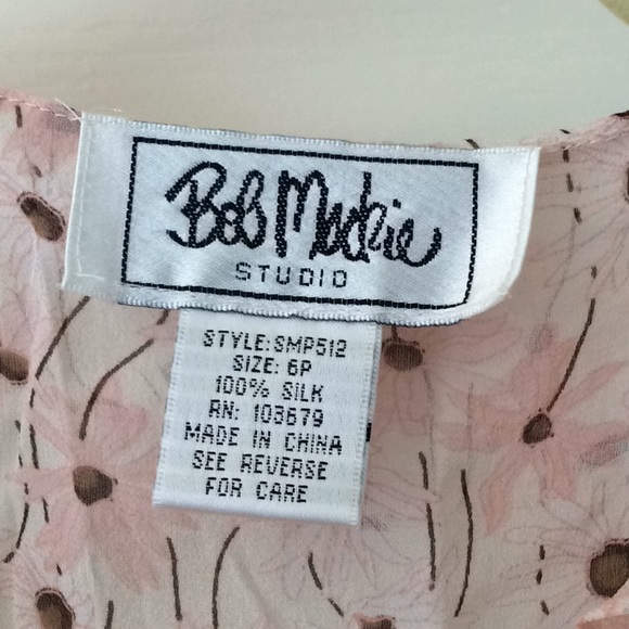 Sheer vintage Bob Mackie ruffle blouse - Picture 2 of 2